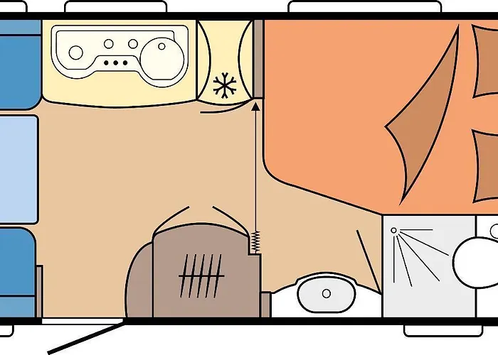 Kemping Nowoczesne Przyczepy Kempingowe Royal-camp Chałupy